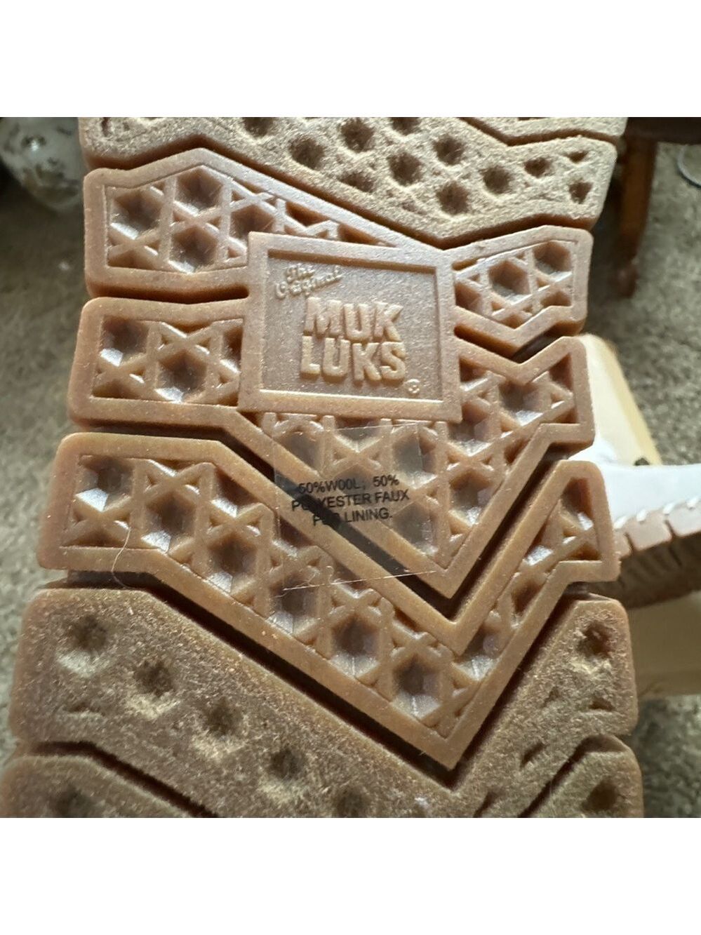 NEW Muk Luks Women’s Genuine Suede Footwear - Size 8 - Picture 8 of 10
